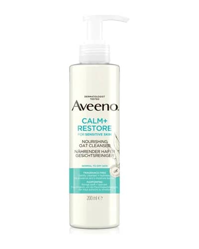 Aveeno Calm + Restore gel detergente viso per pelli sensibili