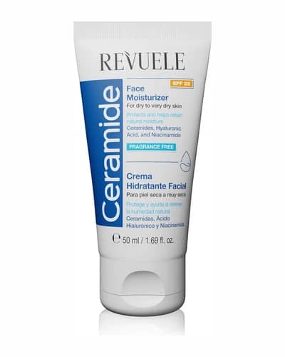Revuele Ceramide Face Moisturizer SPF 25 crema protettiva giorno per pelli secche e molto secche