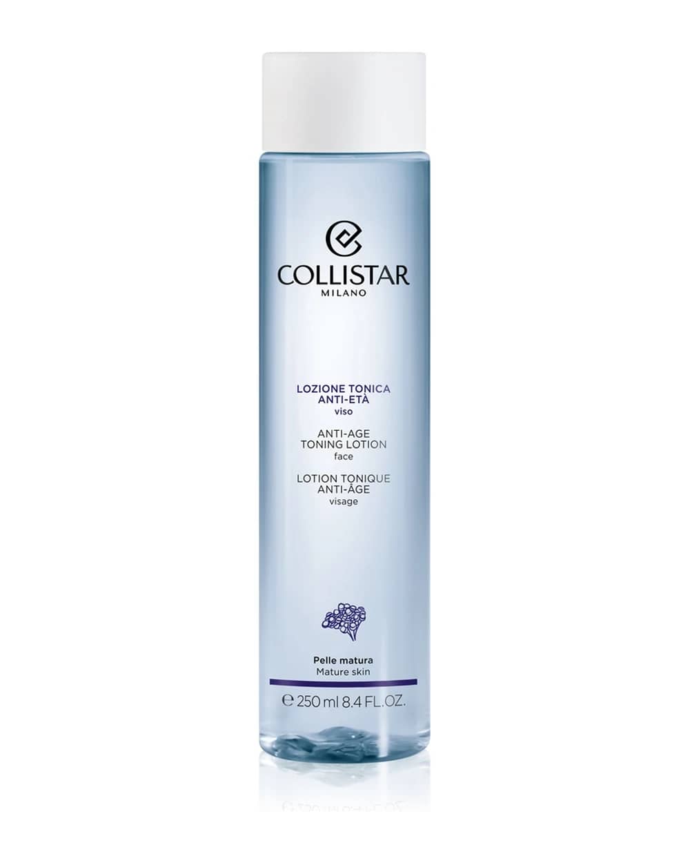 Collistar Cleansing Anti-age Toning Lotion Face lozione tonica illuminante effetto antirughe
