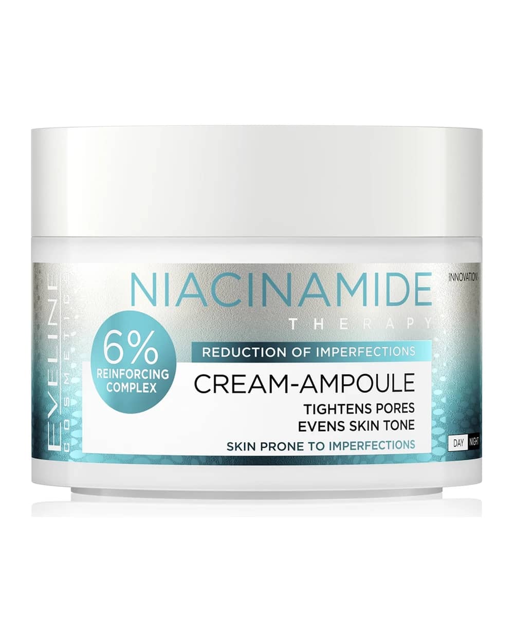 Eveline Cosmetics Cream-Ampoule Niacinamide crema idratante contro le imperfezioni della pelle