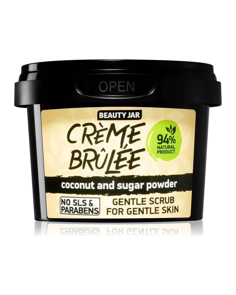 Beauty Jar Crème Brûlée scrub delicato per il viso