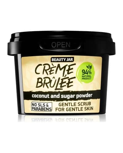 Beauty Jar Crème Brûlée scrub delicato per il viso