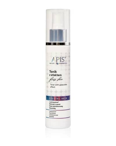 Apis Natural Cosmetics Crystal Skin lozione tonica per una pelle luminosa e liscia