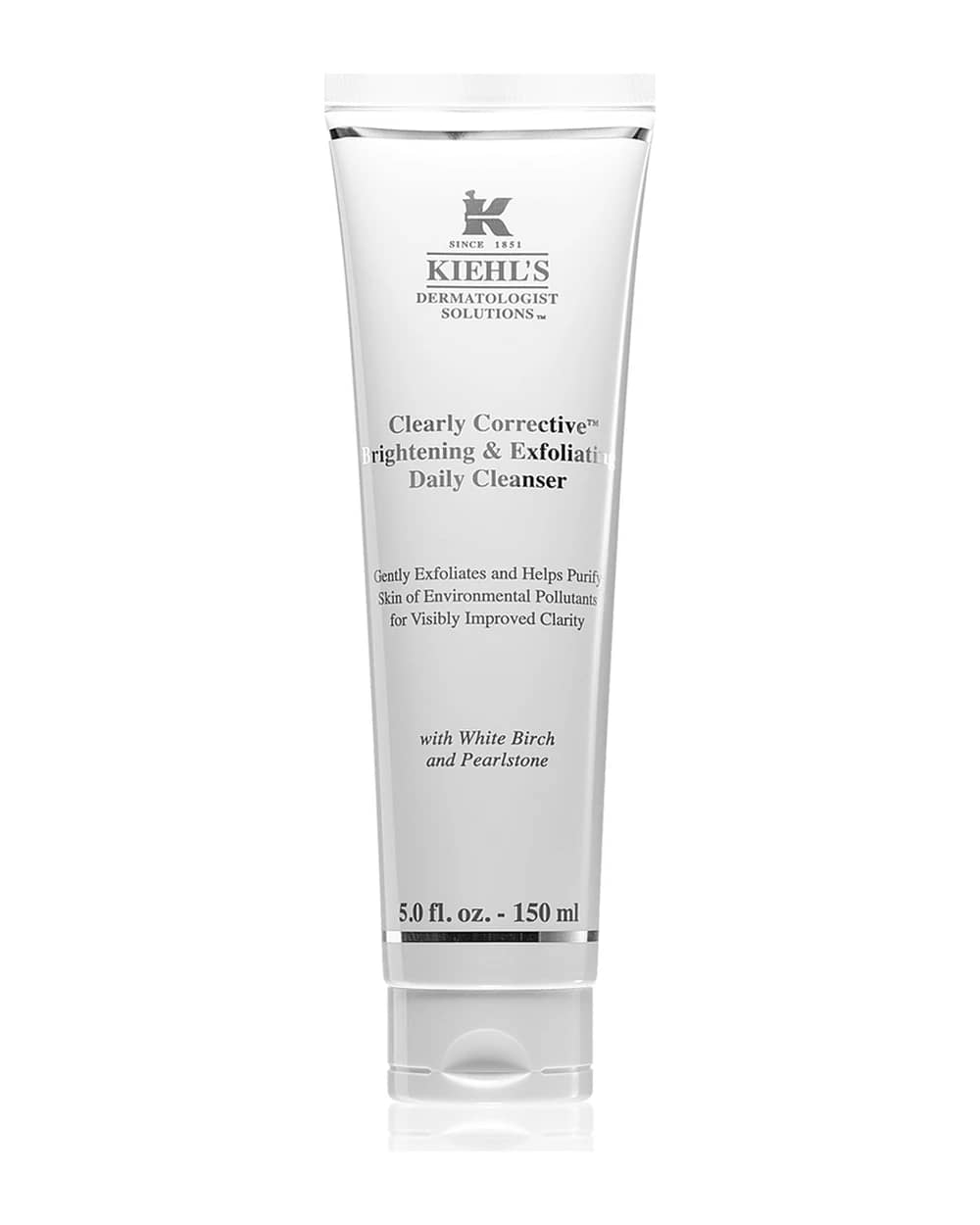 Kiehl's Dermatologist Solutions Clearly Corrective Brightening & Exfoliating Daily Cleanser gel detergente illuminante per tutti i tipi di pelle, anche quelle sensibili