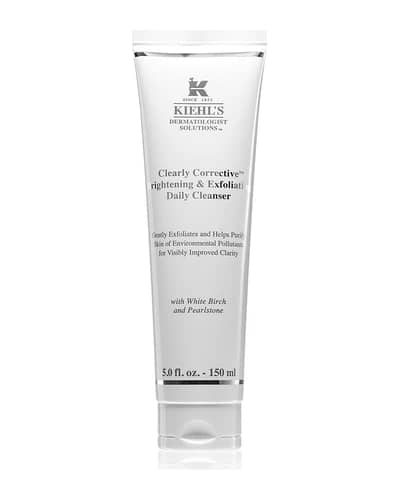 Kiehl's Dermatologist Solutions Clearly Corrective Brightening & Exfoliating Daily Cleanser gel detergente illuminante per tutti i tipi di pelle, anche quelle sensibili
