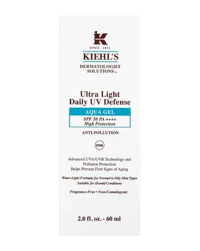 Kiehl's Dermatologist Solutions Ultra Light Daily UV Defense Aqua Gel SPF 50 PA++++ lozione protettiva ultra leggera per tutti i tipi di pelle, anche quelle sensibili