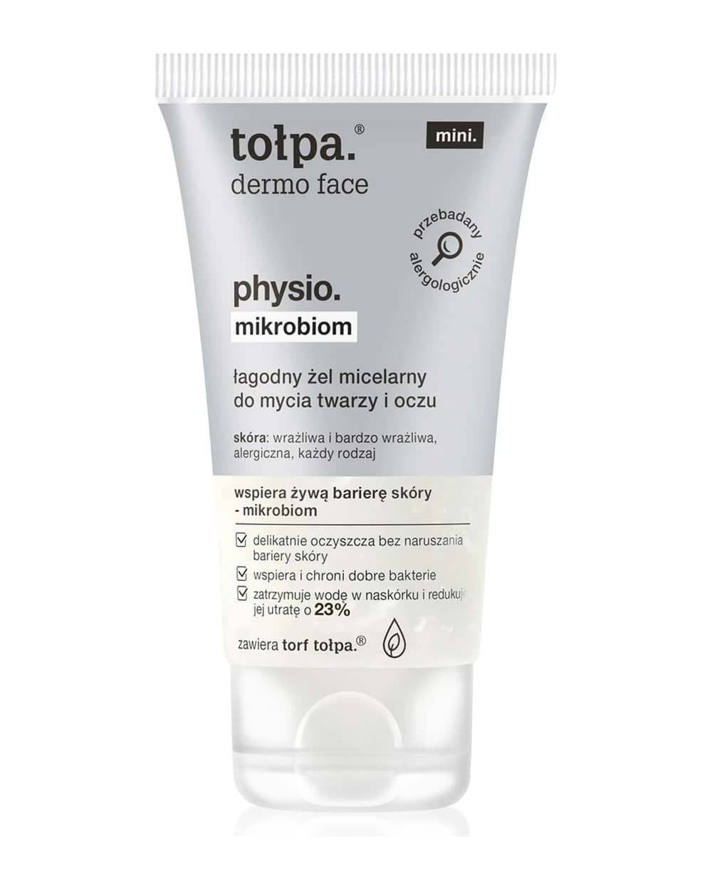 Tołpa Dermo Face Physio Mikrobiom gel micellare detergente