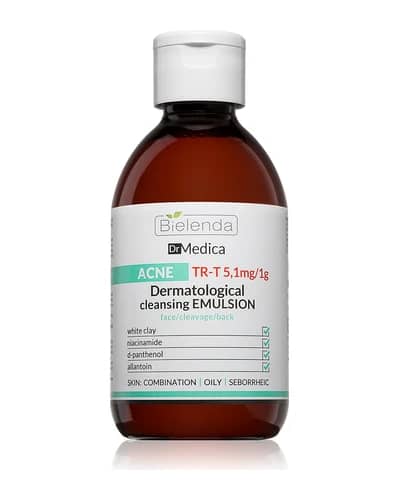 Bielenda Dr Medica Acne emulsione detergente dermatologica per pelli grasse con tendenza all'acne