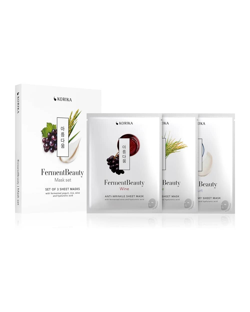 KORIKA FermentBeauty Mask Set di maschere viso