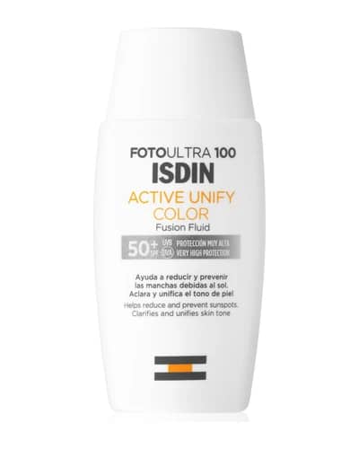 ISDIN FotoUltra 100 Active Unify crema protettiva colorata contro le macchie della pelle SPF 50+