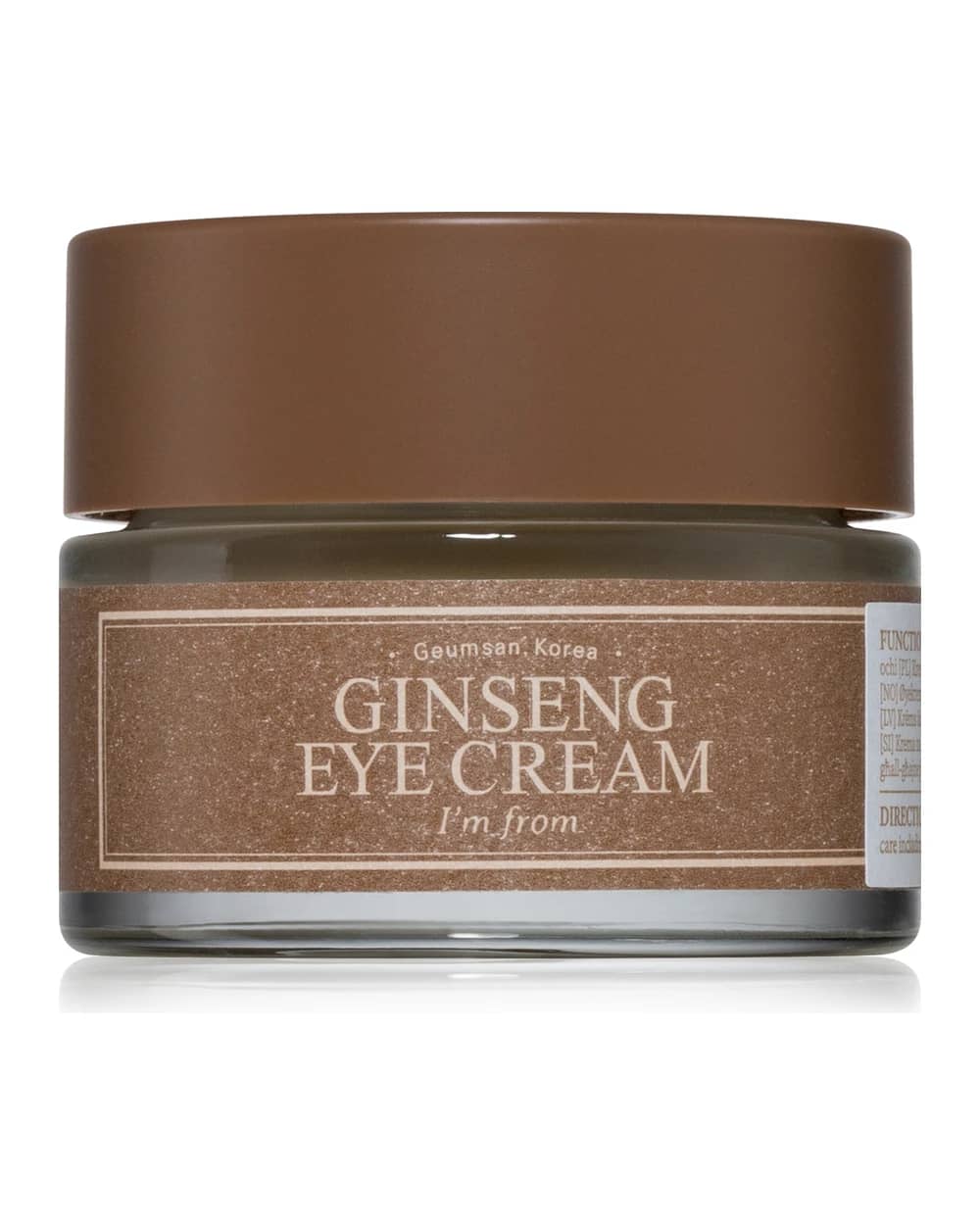 I'm from Ginseng crema occhi illuminante contro gonfiori e occhiaie