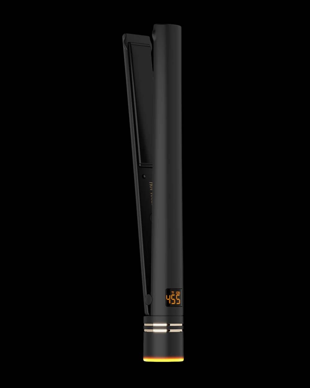 Black Gold 1” Ionic Flat Iron - Black