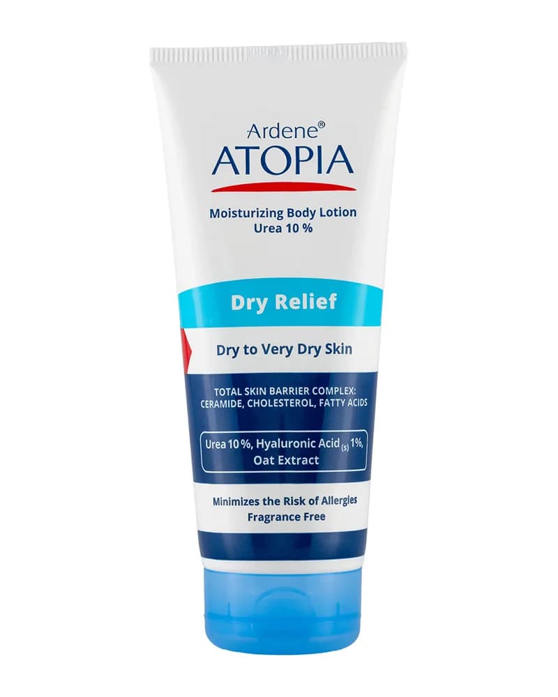 لوسیون مرطوب کننده قوی بدن مدل Dry Relief حاوی اوره 10درصد حجم 200 میلی لیتر
