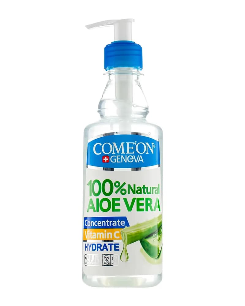 ژل آبرسان کامان مدل Aloevera حجم 400 میلی لیتر