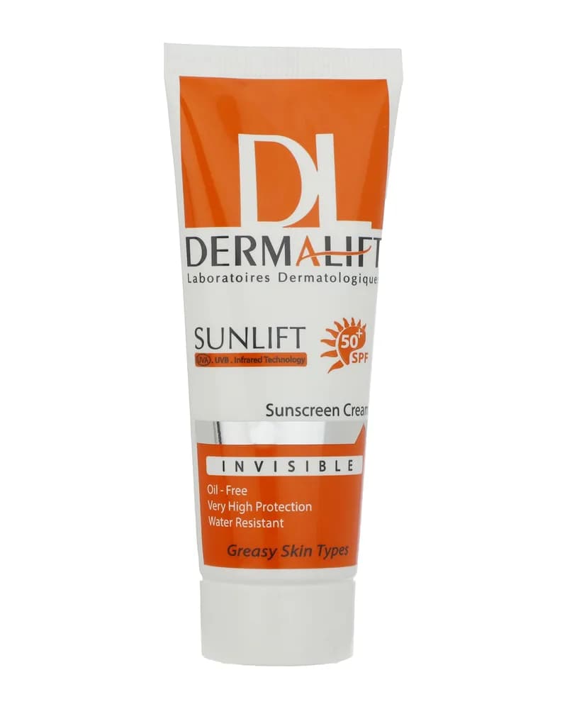 کرم ضد آفتاب بی رنگ مناسب پوست چرب spf50 حجم 40میل