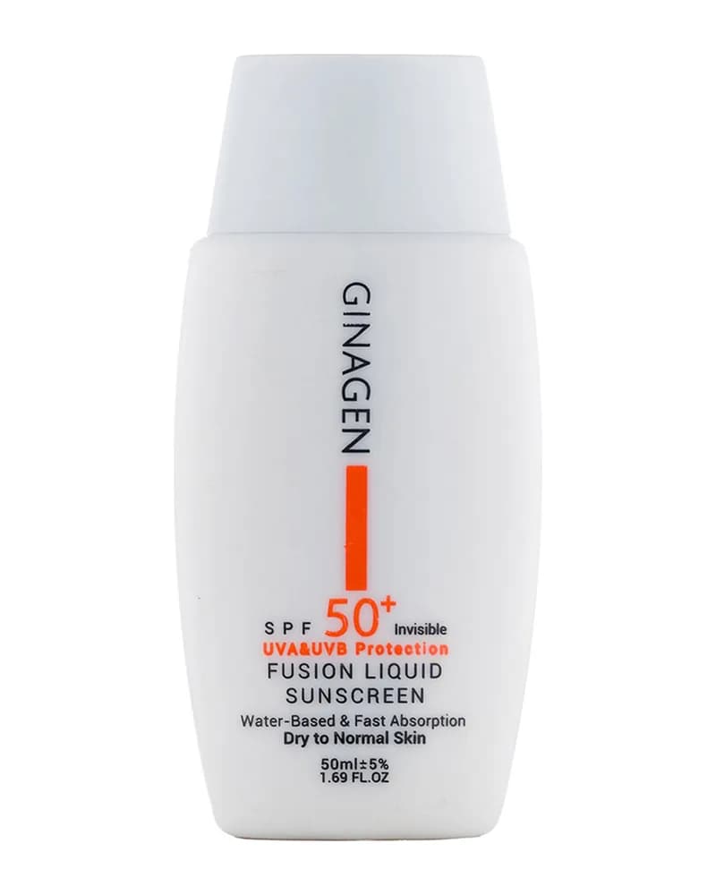 کرم ضد آفتاب بی رنگ مدل Fusion Liquid مناسب پوست خشک و نرمال 50 میلی لیتر