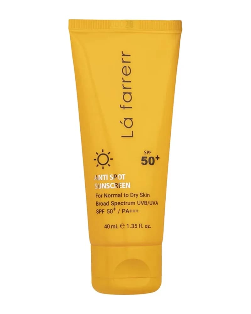 ضد آفتاب و ضد لک بی رنگ مدل SPF50 مناسب پوست نرمال و خشک حجم 40 میلی لیتر