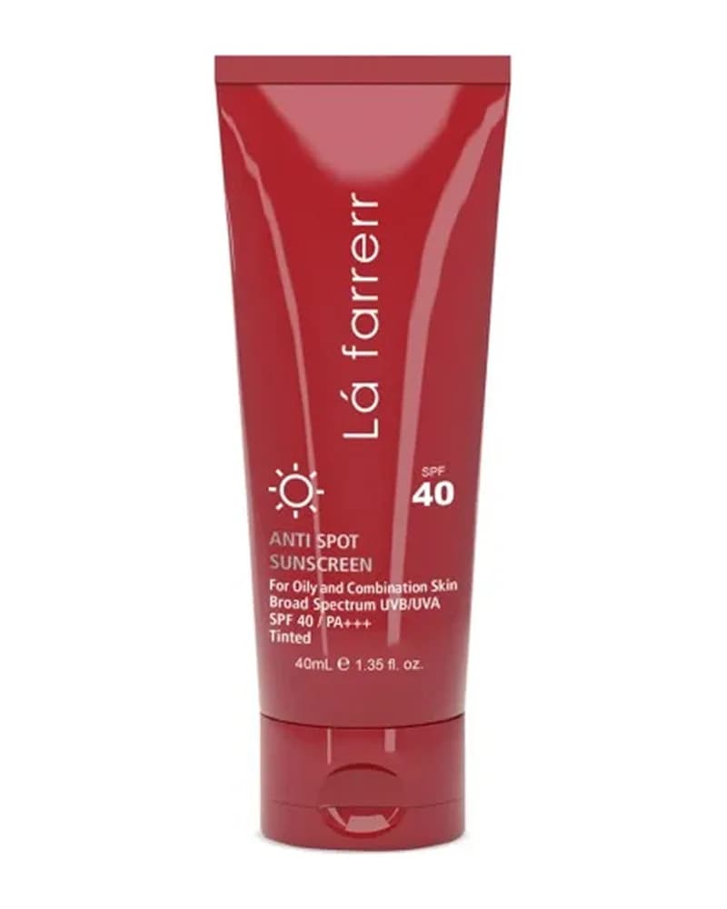 ضد آفتاب و ضد لک رنگی SPF40  مناسب پوست چرب و آکنه دار