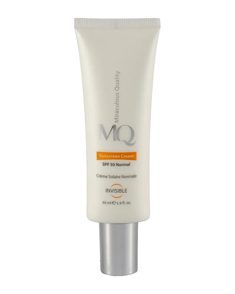 کرم ضد آفتاب بی رنگ با SPF50 مناسب پوست نرمال و خشک حجم 55 میلی لیتر