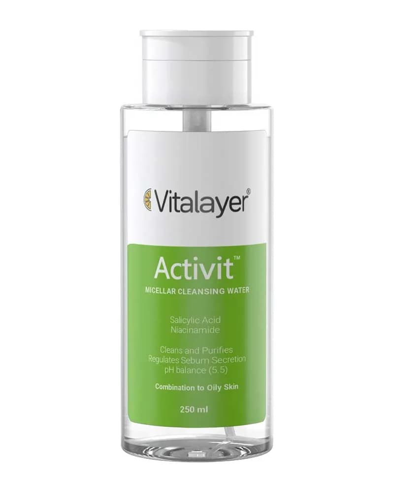 میسلار واتر مدل Activit مناسب پوست چرب حجم 250میلی لیتر