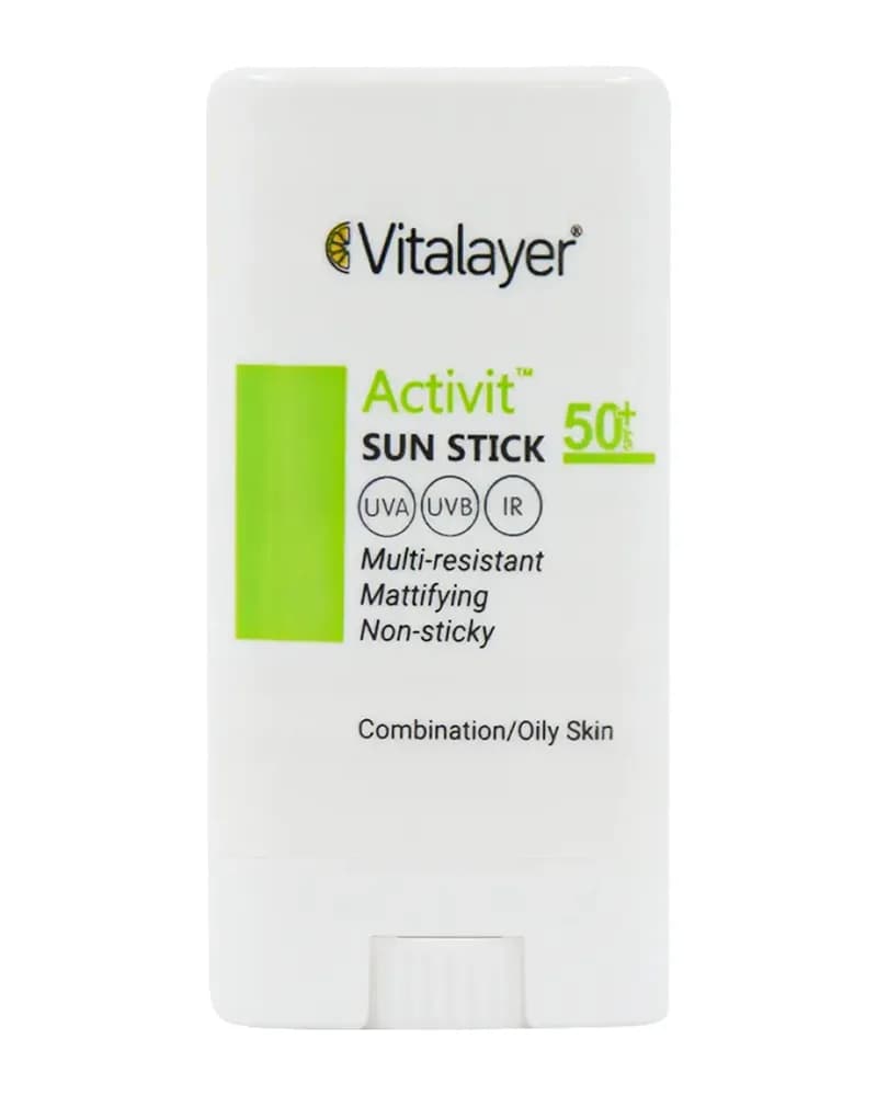 ضد آفتاب استیکی مدل Activit با SPF50 مناسب پوست چرب و مختلط وزن 15 گرم