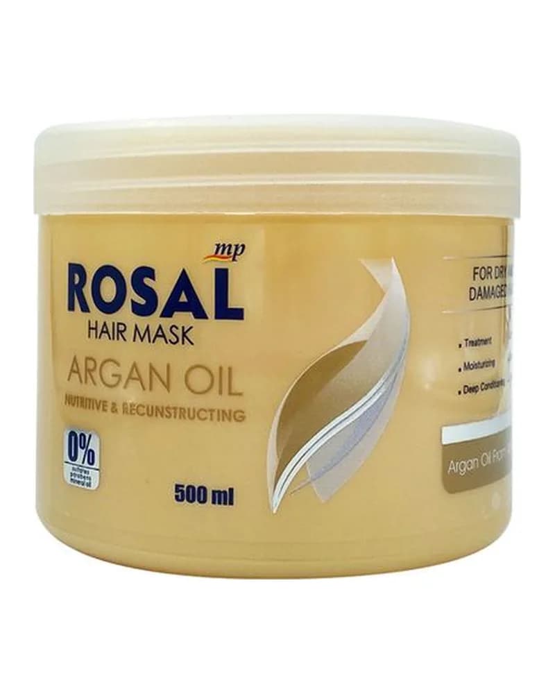 ماسک موی روغن آرگان براق کننده و مغذی (بدون سولفات) روزال