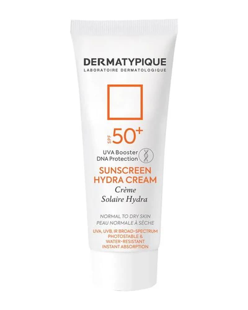 ضد آفتاب بی رنگ هیدرا مناسب پوست خشک +SPF50 درماتیپیک