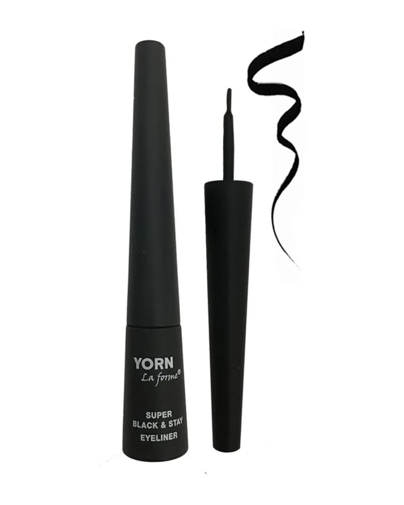 خط چشم مویی فوق مشکی یورن YORN SuPer Black & Stay Eyeliner