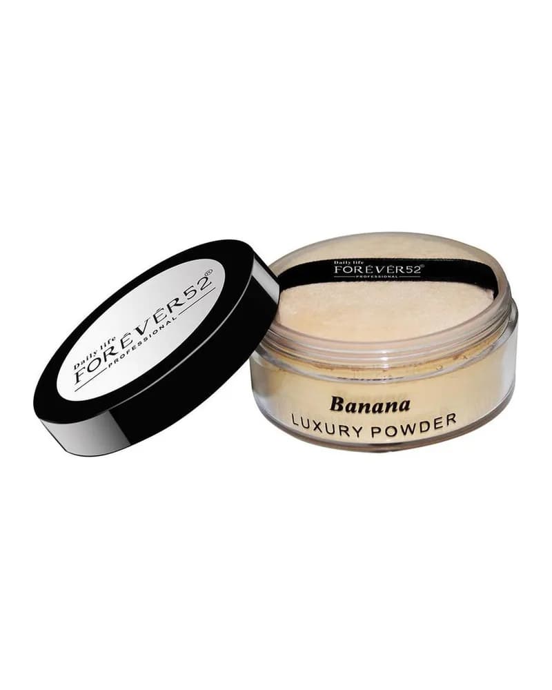 پودر فیکس فوراور52 به همراه پد مدل Banana Luxury Powder