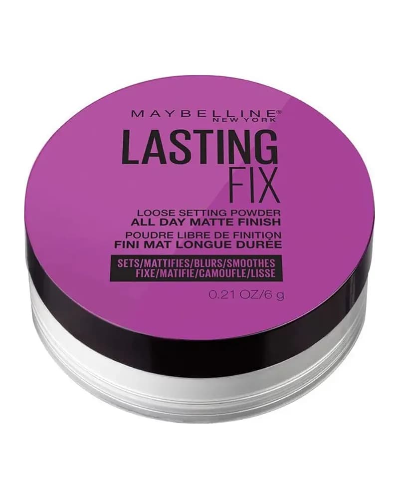 پودر فیکس بی رنگ میبلین مدل Lasting Fix