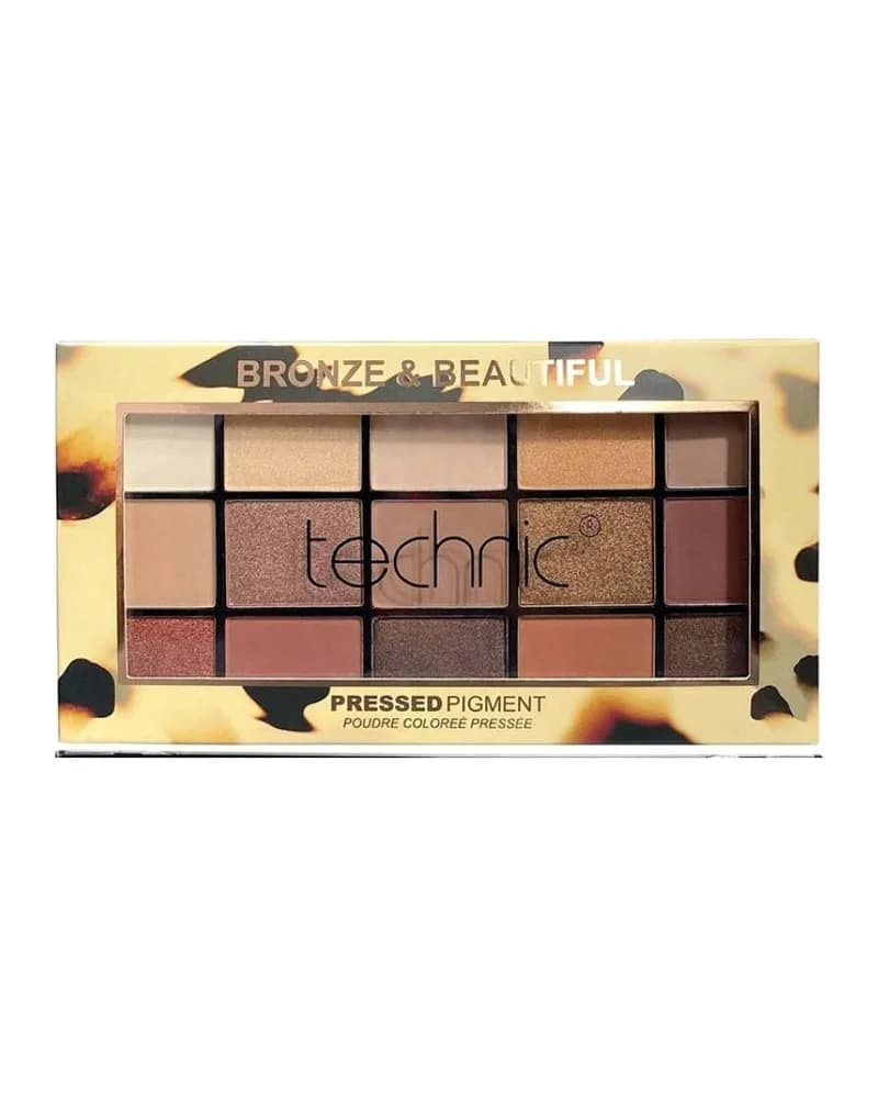 پالت سایه چشم 15 رنگ تکنیک Bronze & Beautiful
