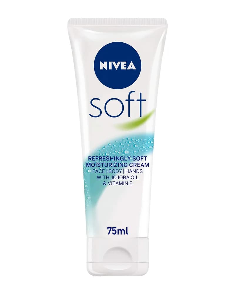 کرم مرطوب کننده ی دست و صورت و بدن نیوا مدل soft