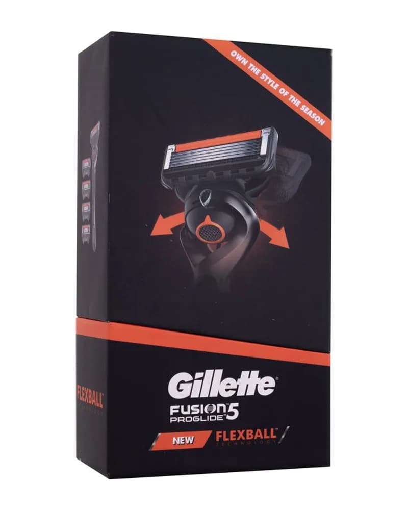 پک کادویی خودتراش مردانه Fusion 5 Proglide Flexball به همراه 4 عدد یدک