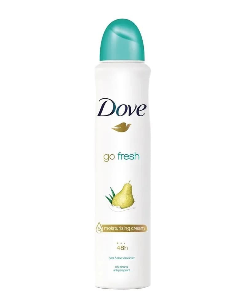 اسپری ضد تعریق 48 ساعته گلابی و آلوئه ورا داو مدل Go Fresh