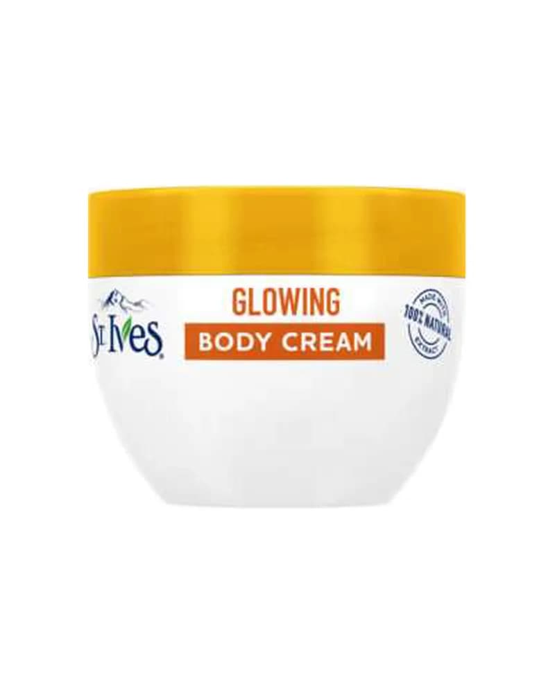 کرم بدن درخشان کننده زرد آلو سینت ایوز مدل Glowing