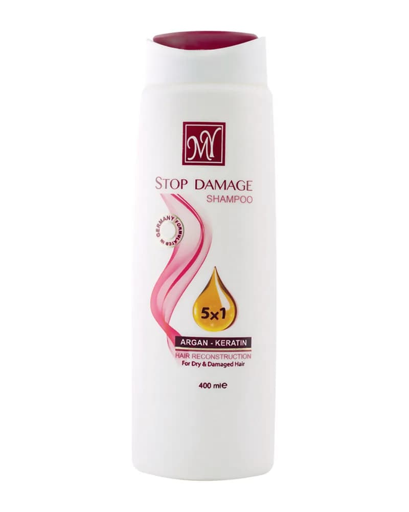 شامپو موهای آسیب دیده و رنگ شده مای مدل Stop Damage