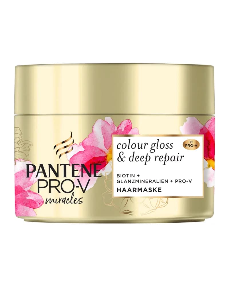 ماسک ترمیم کننده موهای رنگ شده پنتن مدل Colour Gloss & Deep Repair