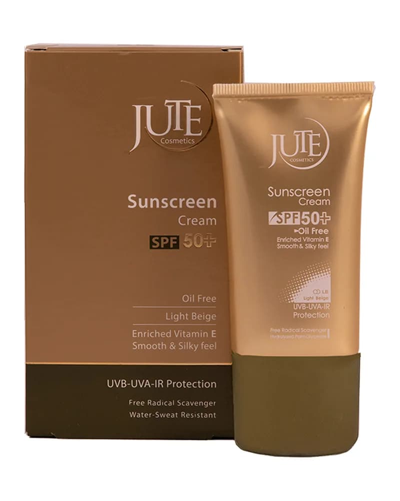 کرم ضد آفتاب رنگی ژوت مناسب پوست های چرب با +SPF50