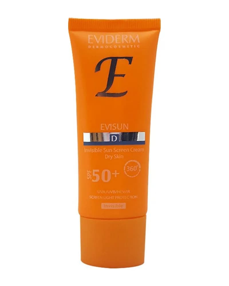 کرم ضد آفتاب +SPF50 اویدرم مناسب پوست خشک - بدون رنگ