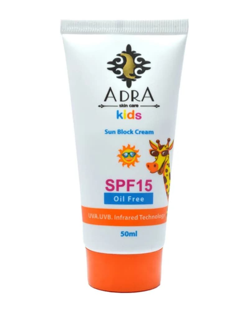کرم ضد آفتاب کودک SPF 15 آدرا
