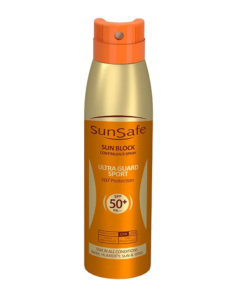 اسپری ضد آفتاب سان سیف با +SPF 50