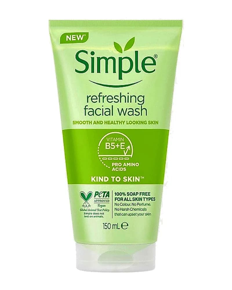 ژل شستشو صورت سیمپل مدل kind to skin