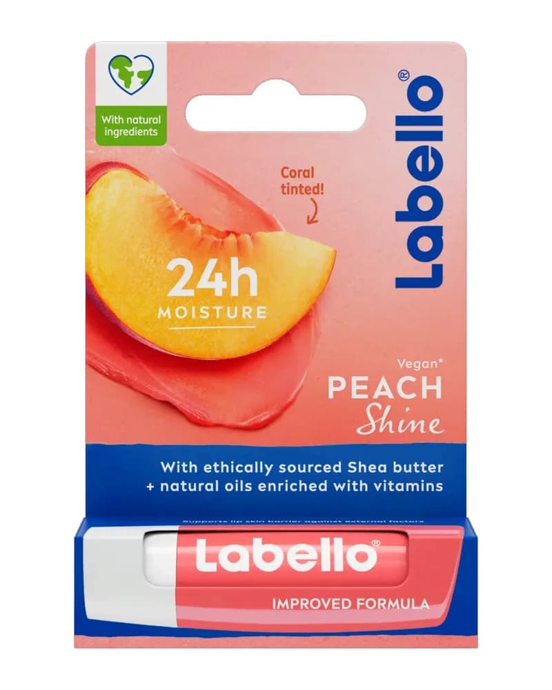 بالم لب لبلو هلو مدل Labello Peach Shine
