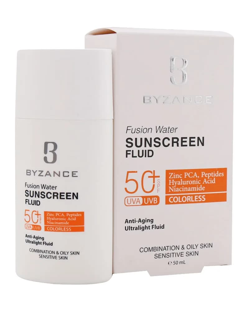 ضد آفتاب فیوژن واتر فلوئیدی بیزانس SPF+50