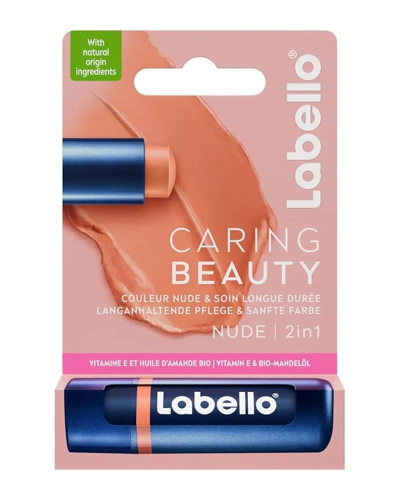 بالم لب لبلو مدل Caring Beauty Nude