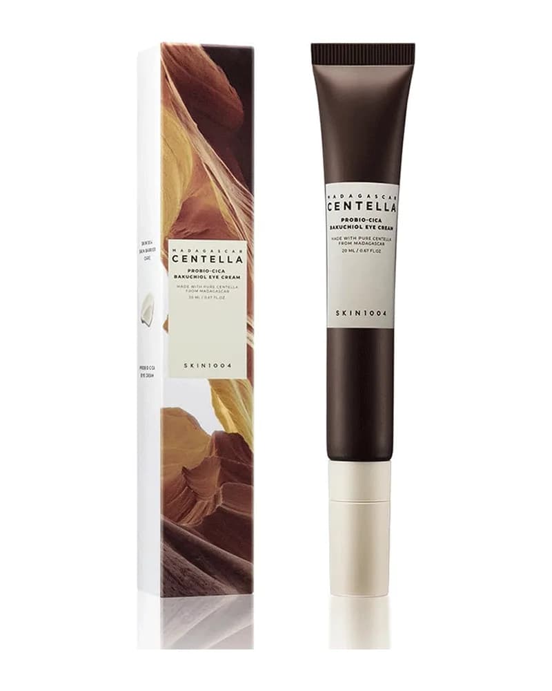 کرم دور چشم روشن کننده و رفع تیرگی ماداگاسکار سنتلا اسکین 1004 Bakuchiol Eye Cream