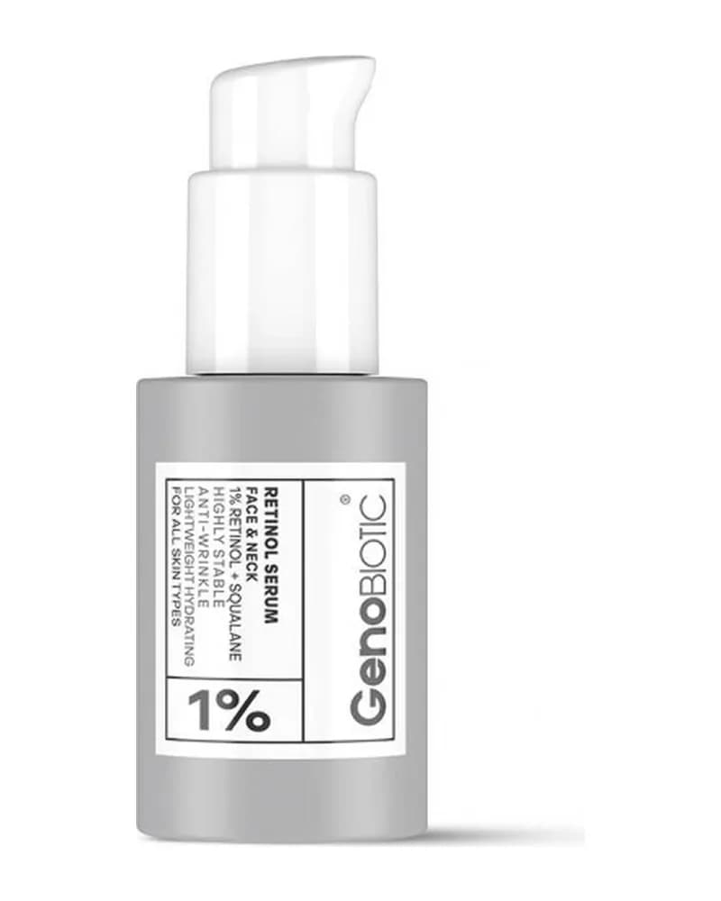 سرم رتینول 1% کاهش چین و چروک‌های صورت و گردن ژنوبایوتیک