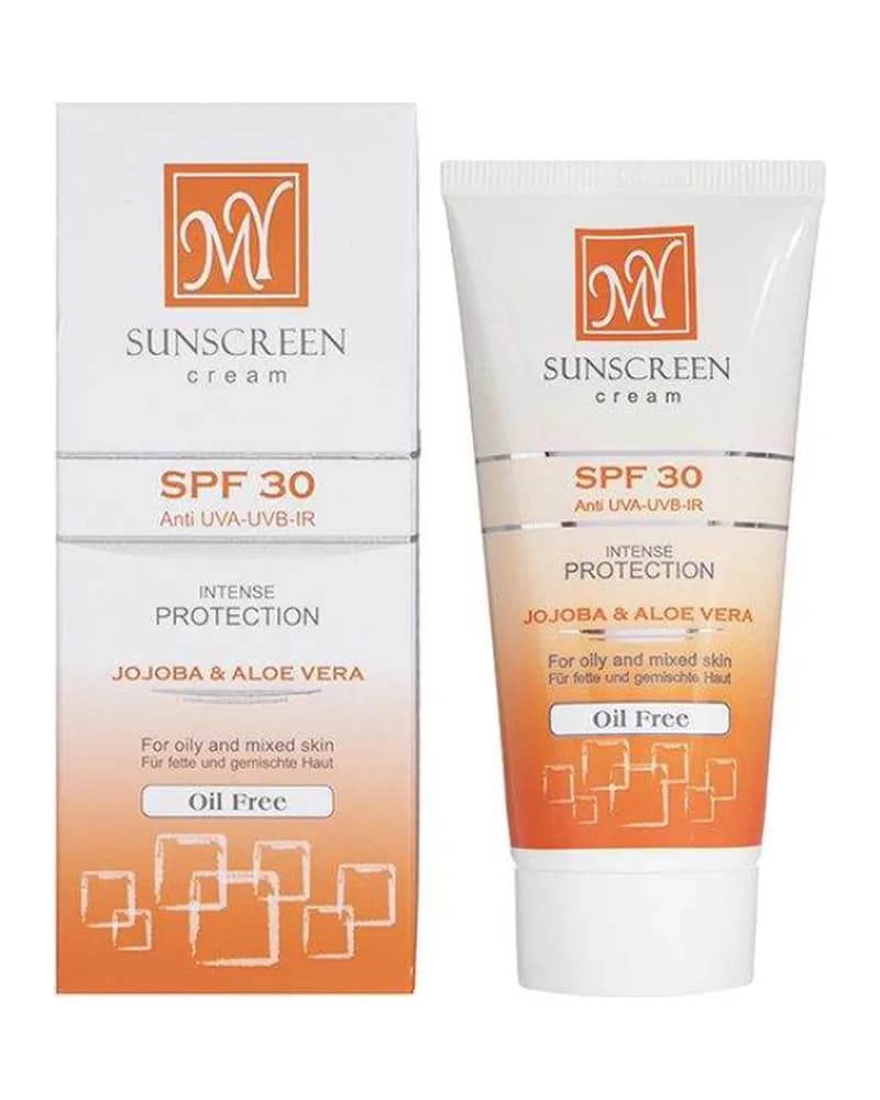 کرم ضد آفتاب مای مناسب برای پوست چرب با SPF 30 - بدون رنگ
