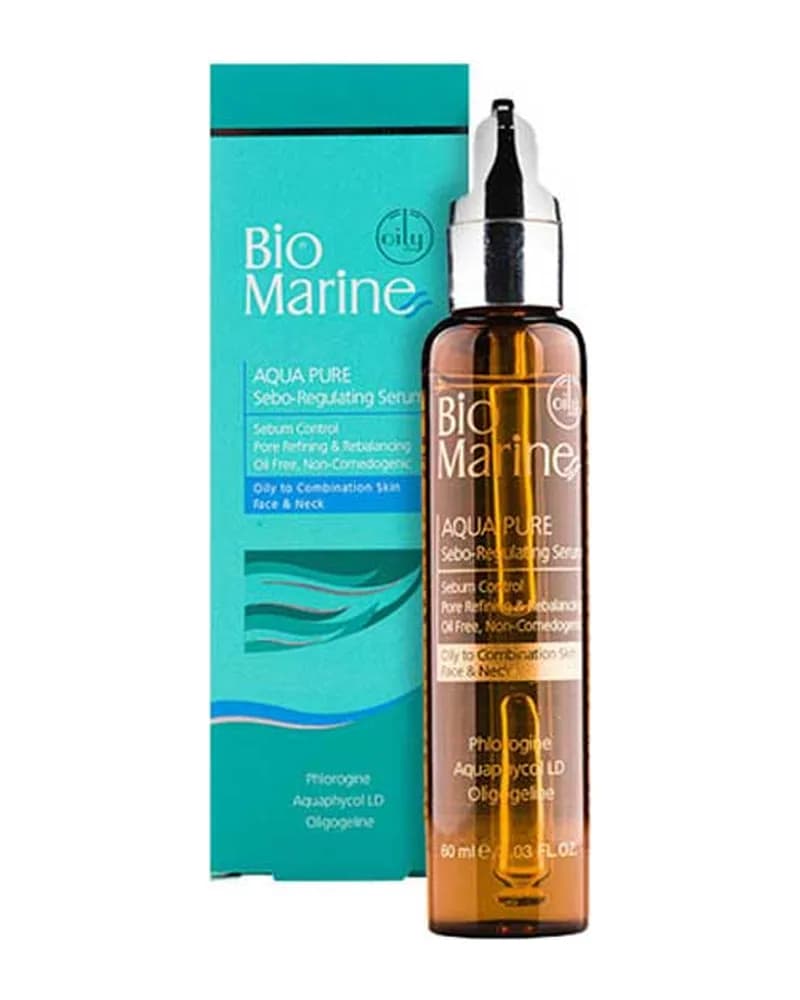 سرم تنظیم کننده و متعادل کننده چربی پوست بایومارین Aqua Pure