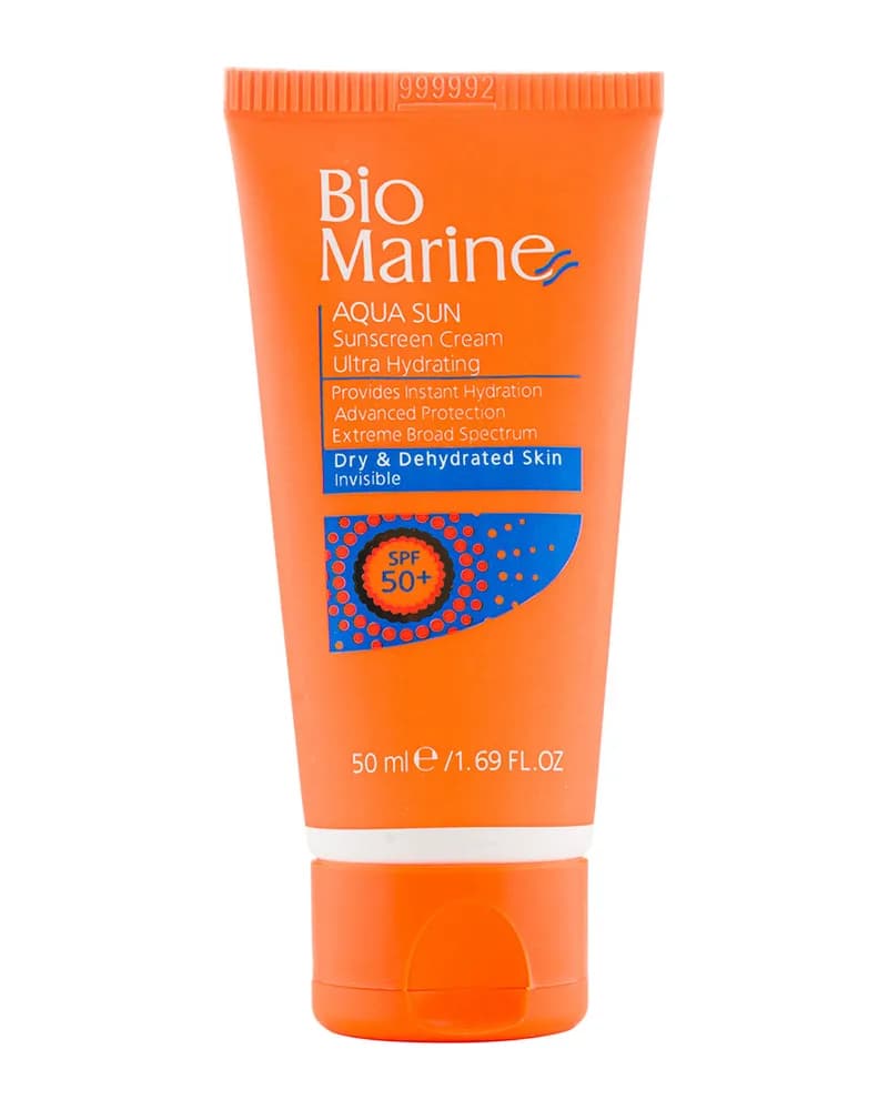 کرم ضدآفتاب رطوبت رسان SPF50 پوست خشک و دهیدراته بایومارین